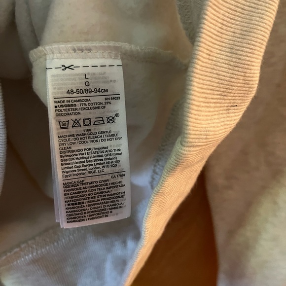 NWT GAP signature Arch logo hoodie L - Picture 5 of 7